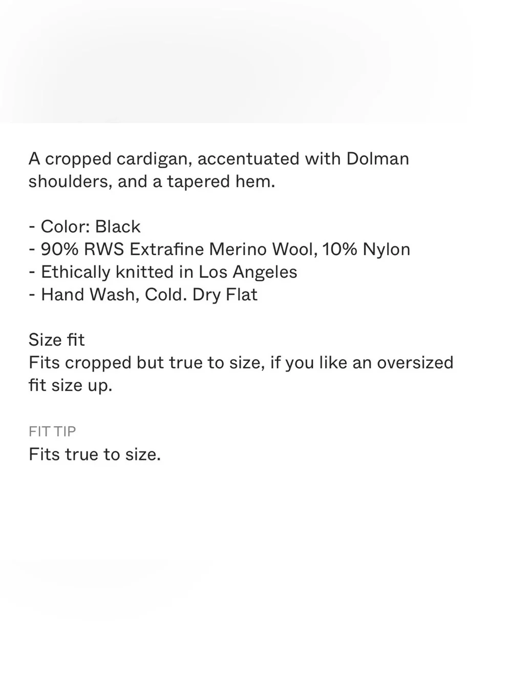 James Street Co Peri Shrunken Cardigan - Picture 6 of 6